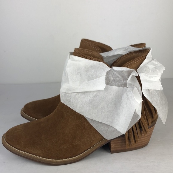 NEW Lucky Brand Freedah Chic Boho Ankle Boots 5 - Picture 8 of 11